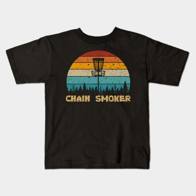 Chain smoker Kids T-Shirt by AdelaidaKang